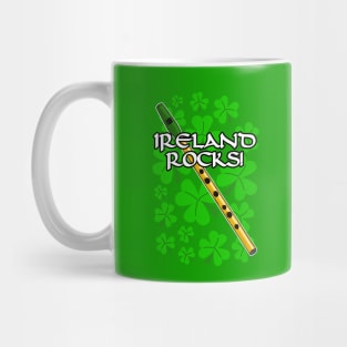 Ireland Rocks Tin Whistle Irish St Patrick's Day Mug